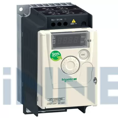 Частотный преобразователь Schneider Electric Altivar 12 0,18 кВт 200-240В 3-фазы ATV12H018M2TQ