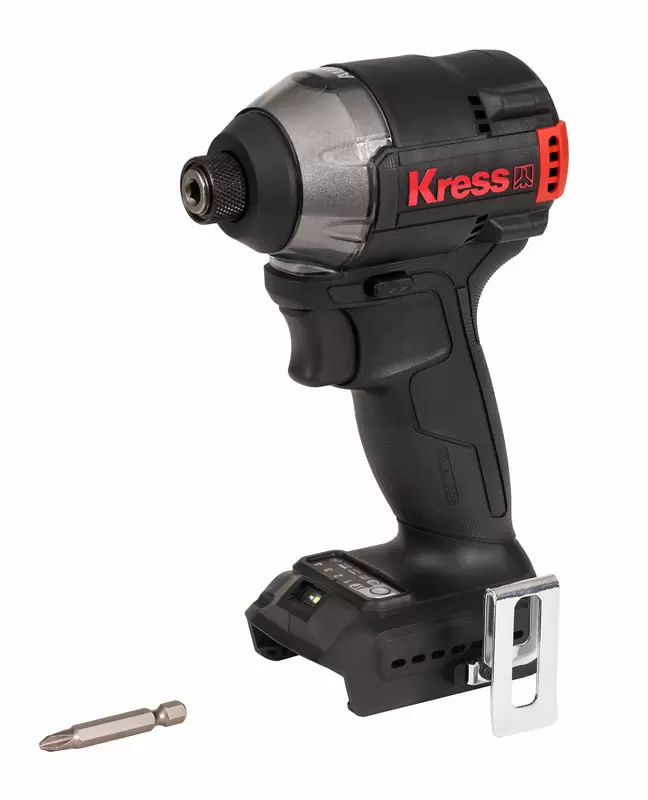 Винтоверт аккумуляторный бесщеточный ударный KRESS KUB61.9, 20В, 230 Нм, без АКБ и ЗУ, коробка