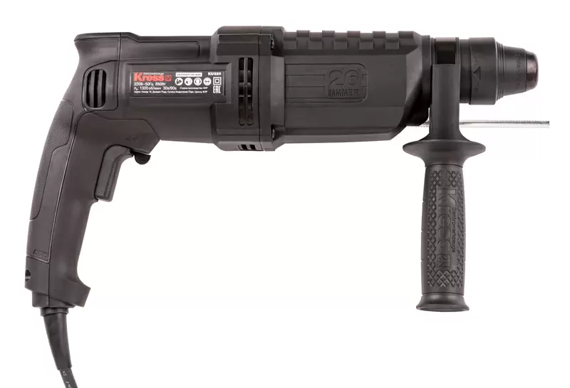 Перфоратор KRESS KU320, 850 Вт, 26 мм, кейс