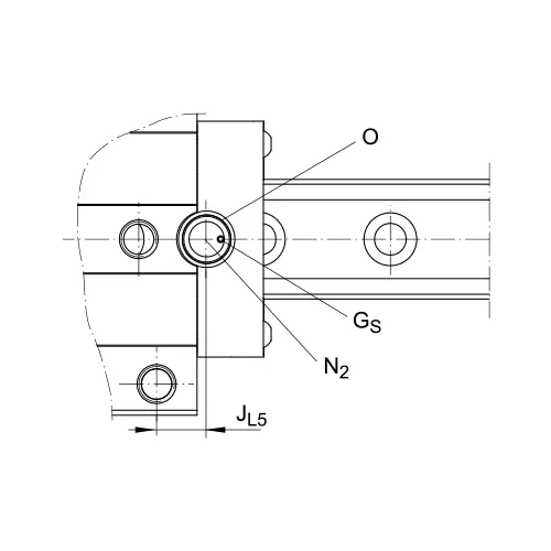 Линейная роликовая каретка RWU55-E INA