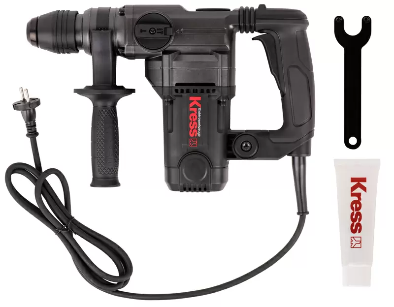 Перфоратор KRESS KU332, 1100 Вт, 5Дж, 28мм, SDS+, кейс