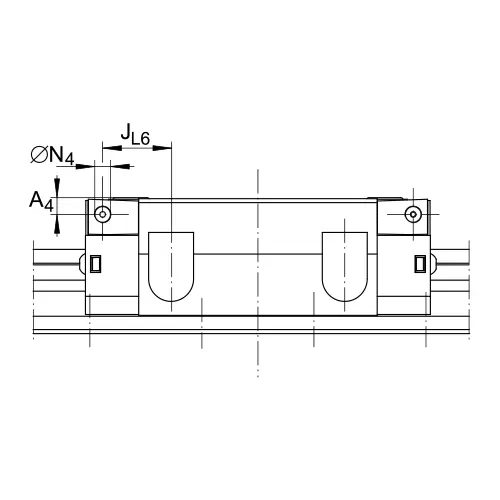 Линейная роликовая каретка RWU45-E INA
