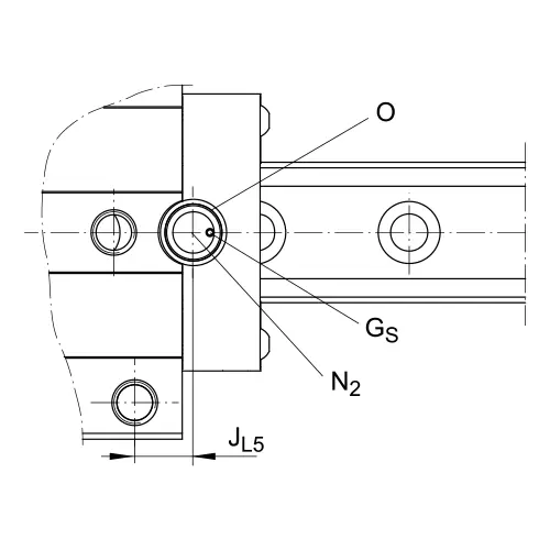 Линейная роликовая каретка RWU45-E INA