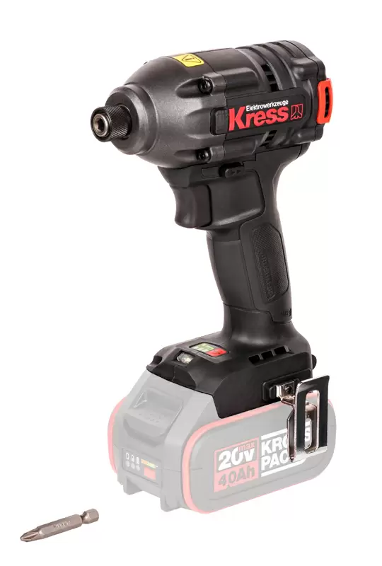 Винтоверт аккумуляторный бесщеточный KRESS KU290.9, 20В, 230 Нм, без АКБ и ЗУ