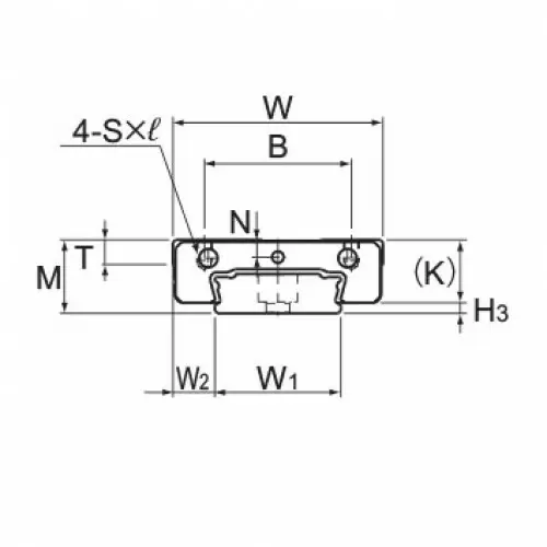 Линейная шариковая каретка SHW12CRM THK