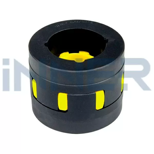 GE-T 75-90/E+E Муфта в сборе с желтым упругим элементом под втулку 2517 CHIARAVALLI