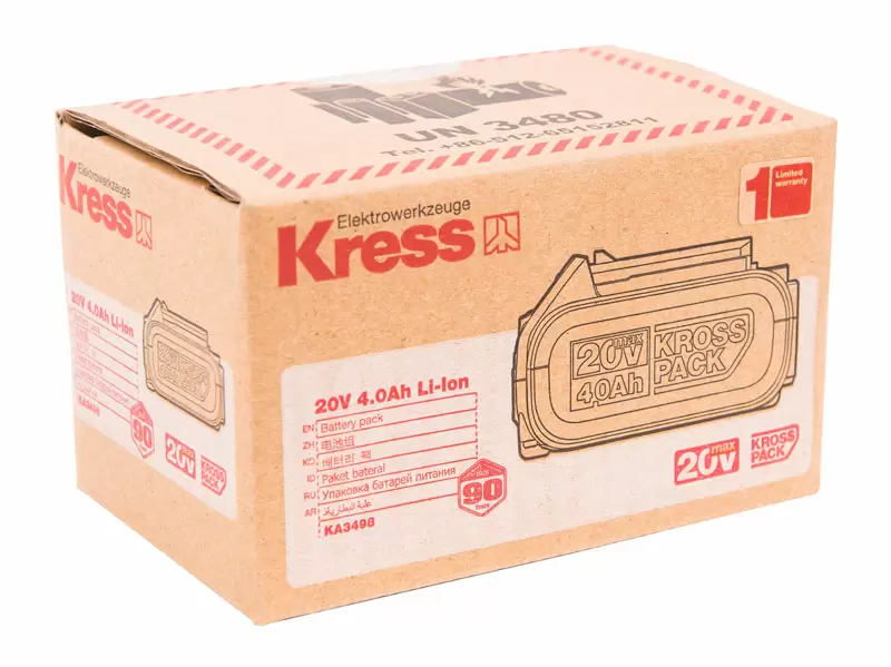 Аккумулятор 20В, KRESS, KA3498, 4.0Ач