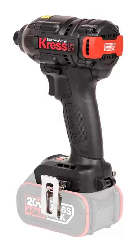 Винтоверт аккумуляторный бесщеточный KRESS KU290.9, 20В, 230 Нм, без АКБ и ЗУ