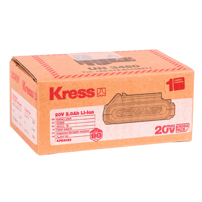 Аккумулятор KRESS KPB2022, 20В, 2.0Ач