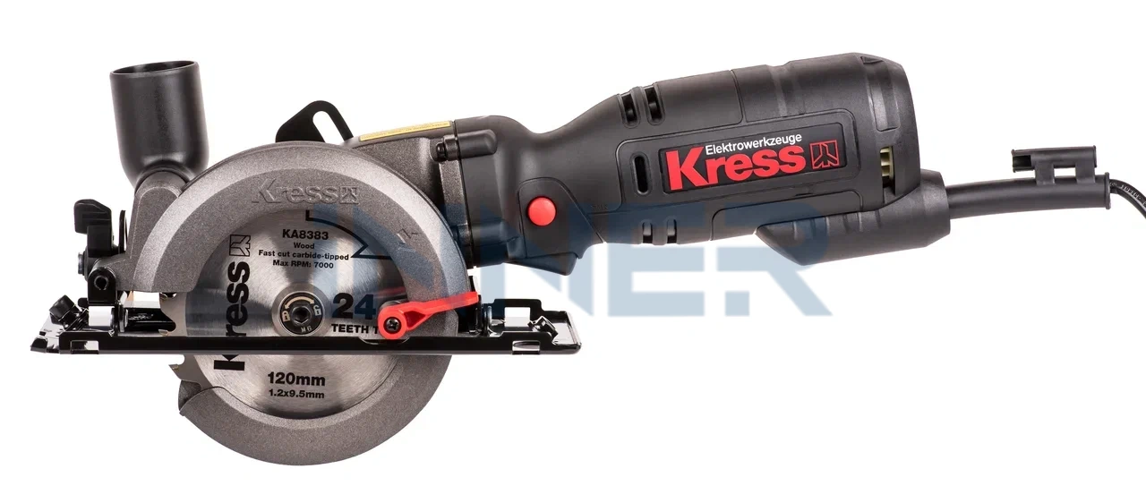 Дисковая пила KRESS KU436P, 710Вт, 120мм, кейс