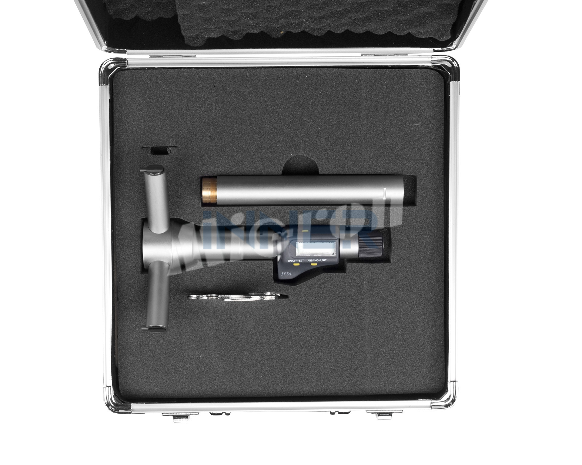 Нутромер микрометрический трехточечный цифровой НМТЦ 150-250 0,001 с установочным кольцом IP54 Micron