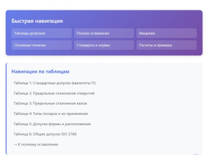 Предельные отклонения допусков: таблицы размеров, посадки, ГОСТ 2025