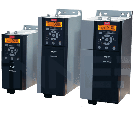 Частотный преобразователь Danfoss VLT Midi Drive FC 280 2,2 кВт 380-480В 3-фазы 134U2982 FC-280P2K2T4E20H1BXCXXXSXXXXAX