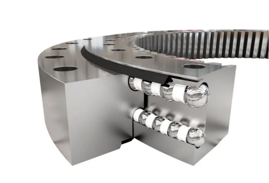 Опорно-поворотное устройство крана