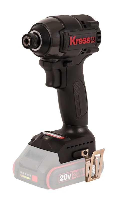 Винтоверт аккумуляторный бесщеточный KRESS KU280.9, 20В, 190 Нм, без АКБ и ЗУ