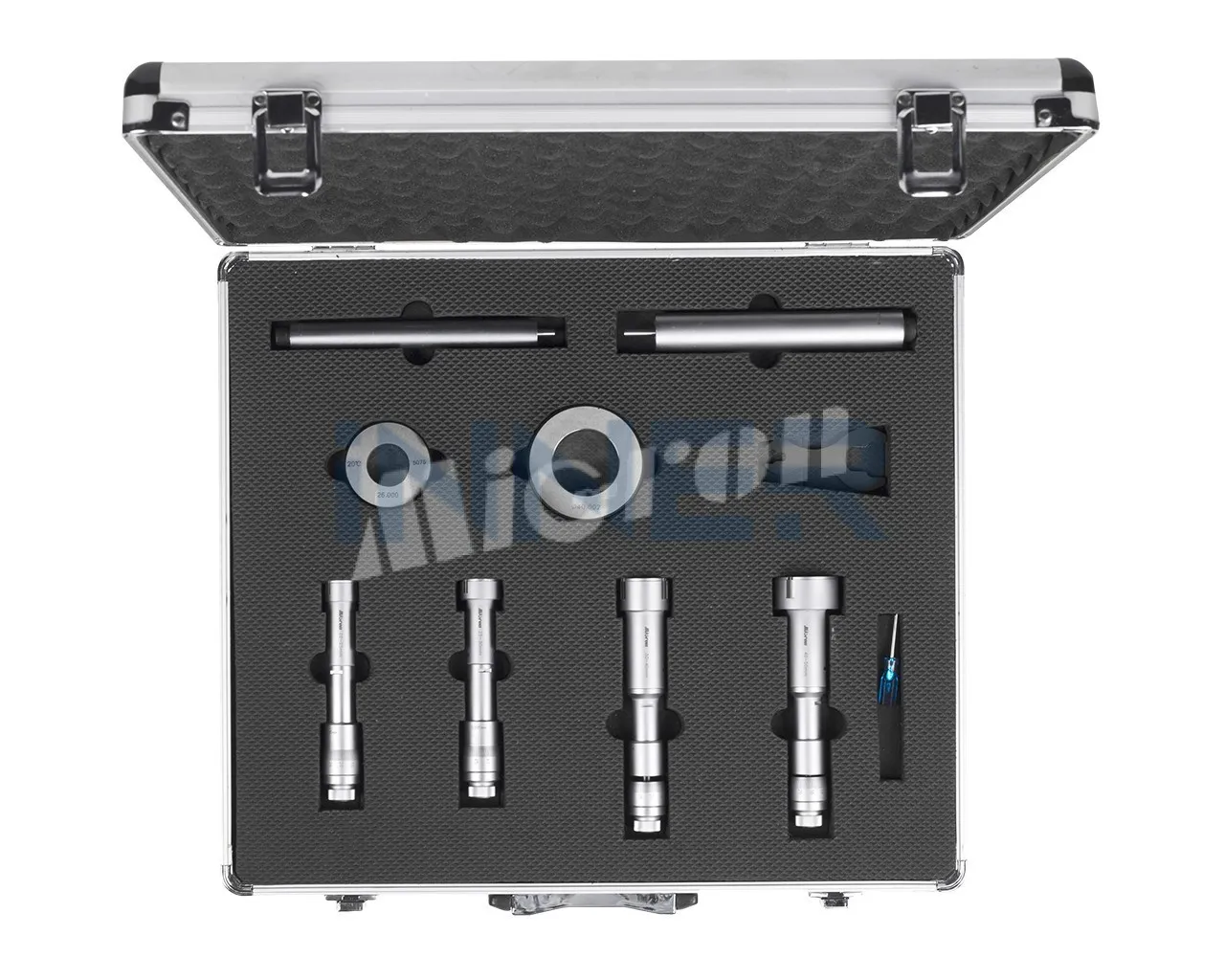 Набор нутромеров микрометрических трехточечных НМТ 20-50 0,005 с установочными кольцами Micron