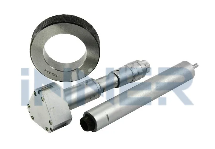 Нутромер микрометрический трехточечный НМТ 175-200 0,005 с установочным кольцом Micron