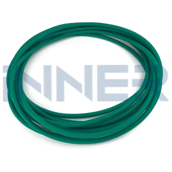 Ремень круглый без сердечника PU D=5 mm 88ShA GREEN INNER