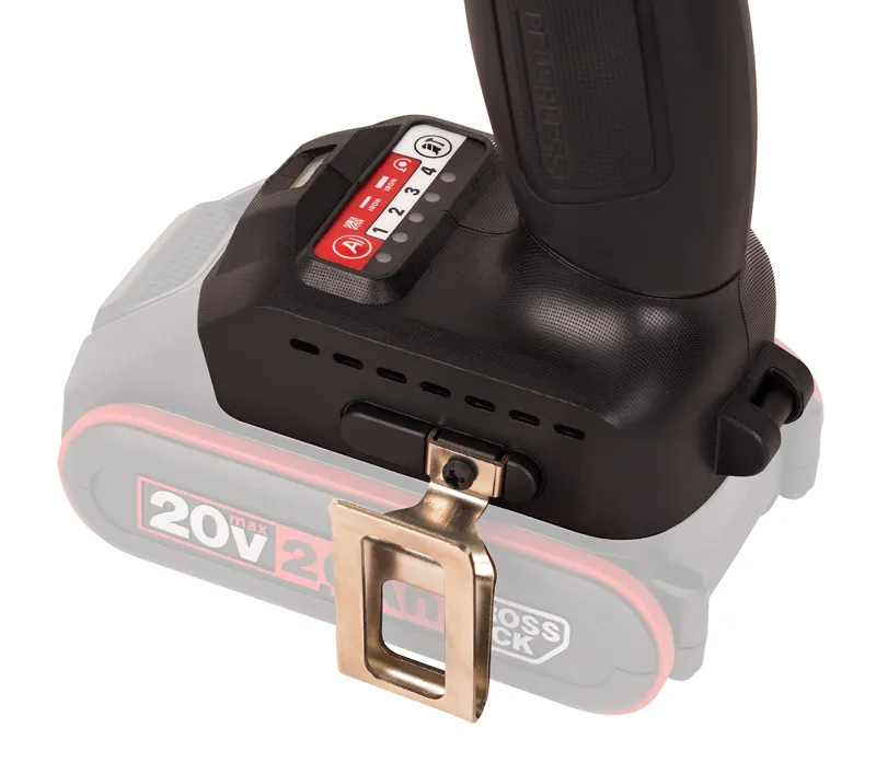 Винтоверт аккумуляторный бесщеточный KRESS KU280.9, 20В, 190 Нм, без АКБ и ЗУ