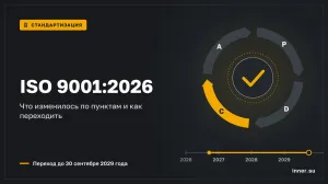 ISO 9001:2026: что изменилось и сроки перехода до 30 сентября 2029 года